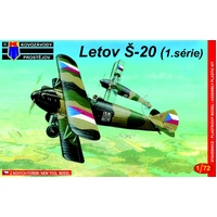 Kovozavody 1/72 Letov S-20 Early Plastic Model Kit