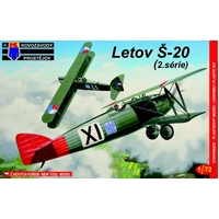 Kovozavody 1/72 Letov S-20 Late Plastic Model Kit