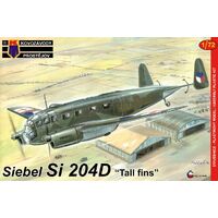 Kovozavody 1/72 Siebel Si-204D Tall fins Luftw,CSR,USSR Plastic Model Kit