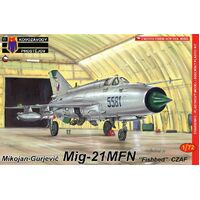 Kovozavody 1/72 MiG-21MFN CzAF Plastic Model Kit