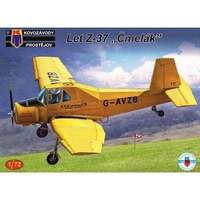 Kovozavody 1/72 Z-37 Cmelak GB,CZ,FIN Plastic Model Kit