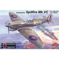 Kovozavody 1/72 Supermarine Spitfire Mk.Vc Four Barrels over Malta Plastic Model Kit