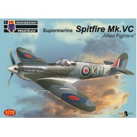 Kovozavody 1/72 Supermarine Spitfire Mk.Vc Allied Fighters Plastic Model Kit