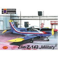 Kovozavody 1/72 Zlin Z-142 military Plastic Model Kit