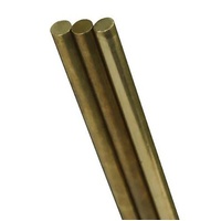 K&S Brass Rod 2.5 x 1000mm (Pack of 5 Rods)