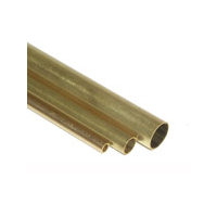 K&S Brass Bendable Tube 3/32, 1/8 % 5/32 x 12" (3)