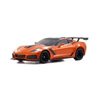 Kyosho MINI-Z RWD MR-03 Readyset Chevrolet Corvette ZR1 Sebring Orange w/LED