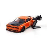 Kyosho 1/8 GP 4WD r/s Inferno GT2 Race SPEC 2018 Dodge Challenger SRT Demon Go Mango Orange