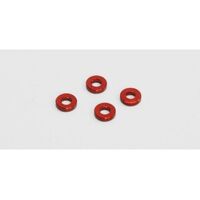 Kyosho ALUMINIUM COLOUR 3x6.5x1.55mm RED