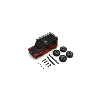 Kyosho MX-01 Land Rover Defender 90 Adventure Phoenix Orange/Santorini Black [MXBT10MO]