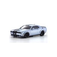 Kyosho ASC Dodge Challenger SRT Silver Mini-Z Body Set [MZP451S]