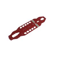 Kyosho V2 Aluminum Main Chassis(t=2.0/TF7/Red)