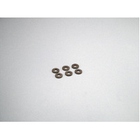 Kyosho Aluminum Collar (3x7x1mm/Gunmetal/6pcs)