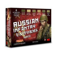 Lifecolor Russian Uniform Acrylic Paint Set