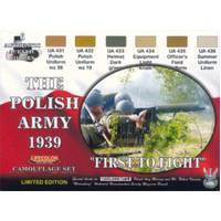 Lifecolor Polish Army Acrylic Paint Set