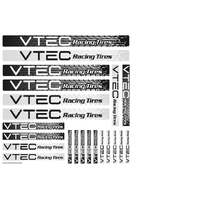 LRP STICKER SHEET VTEC RACING TYRES