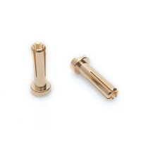 LRP 4mm Gold Works Team connectors (10 pcs.)