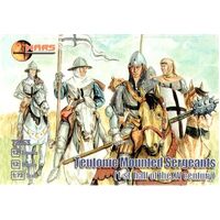 Mars 1/72 Mounted Sergeants Plastic Model Kit