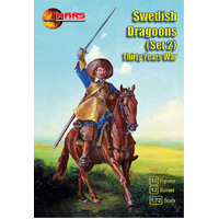 Mars 1/72 Swedish dragoons(Set 2) Thirty Years' War Plastic Model Kit