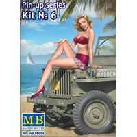 Master Box 1/24 Pin-up series, Kit No. 6. Samantha Plastic Model Kit