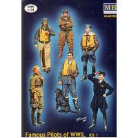 Master Box 1/32 Series Famous pilots of WWII era, kit No.1 Plastic Model Kit