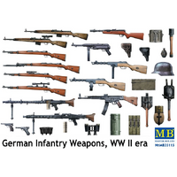 Master Box 1/35 German Infantry Weapons, WW II era Plastic Model Kit