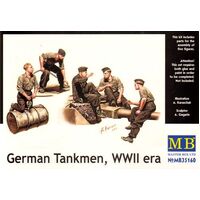 Master Box 1/35 German Tankmen, WWII era Plastic Model Kit