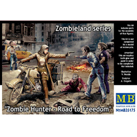 Master Box 1/35 Zombie Hunter - Road to Freedom, Zombieland series Plastic Model Kit