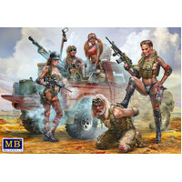 Master Box 1/35 Desert Battle Series Skull Clan - New Amazons. Not the place for strangers!