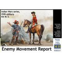 Master Box 1/35 Enemy Movement Report. Indian Wars Series, XVIII century. Kit No. 3