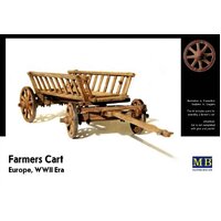 Master Box 1/35 Farmer's Cart, Europe, WWII Era Plastic Model Kit