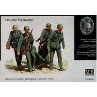 Master Box 1/35 Casualty Evacuation, German Infantry, Stalingrad Summer 1942 Plastic Model Kit