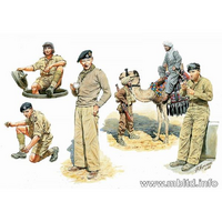 Master Box 1/35 English troops in Northern Africa, WWII era Plastic Model Kit