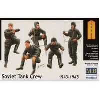 Master Box 1/35 Soviet Tank Crew, 1943-1945 Plastic Model Kit