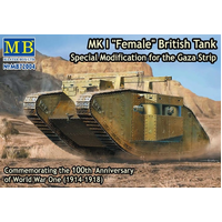 Master Box 1/72 MK I Female British Tank, Special Modification for the Gaza Strip