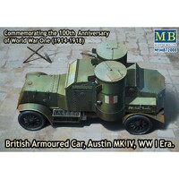 Master Box 1/72 British Armoured Car, Austin, MK IV, WW I Era Plastic Model Kit