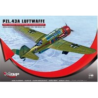 Mirage 1/48 PZL 43A LUFTWAFFE (Light bomber and reconnaissance aircraft) Plastic Model Kit