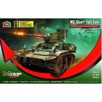 Mirage 1/72 M3 ‘STUART’ Light Tank 2/6th Australian Armoured Regiment Plastic Model Kit