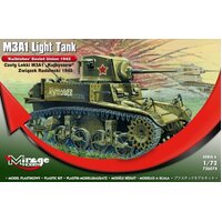 Mirage 1/72 M3A1 Light Tank " Kuibyshev". Soviet Union 1942 Plastic Model Kit