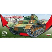 Mirage 1/72 German Tank Pz.Kpfw. IV Ausf. C ‘Normandy 1944’ Plastic Model Kit