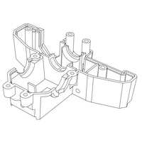 MJX Rear Differential Base