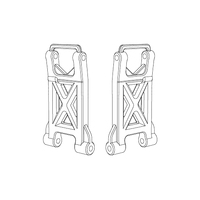 MJX Rear Lower Suspension Arms [14250]