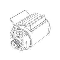 MJX Motor Assembly [B284B]