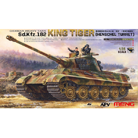 Meng 1/35 German Heavy Tank Sd.Kfz.182 King Tiger (Henschel Turret) Plastic Model Kit