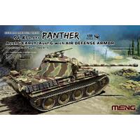 Meng 1/35 German Medium Tank Sd.Kfz.171 Panther Ausf.G Early/Ausf.G w/ Air Defense Armor Model Kit