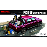 Meng 1/35 Pick Up w/equipment Plastic Model Kit