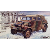 Meng 1/35 German Pkw.K1 Kübelwagen Type 82 (Eastern Front) Plastic Model Kit