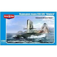 Micromir 1/350 "Skipjack" class US nuclear-powered submarine Plastic Model Kit