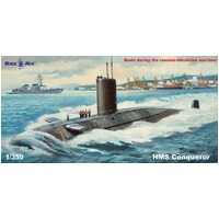 MikroMir 1/350 HMS Conqueror Plastic Model Kit