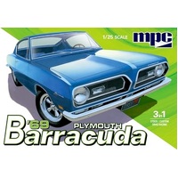 MPC 1/25 1969 Plymouth Barracuda Plastic Model Kit